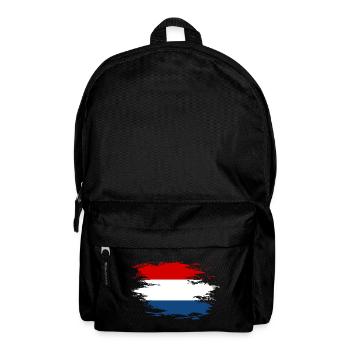 Drapeau hollandais utilisé design - Sac à dos - noir - Devant