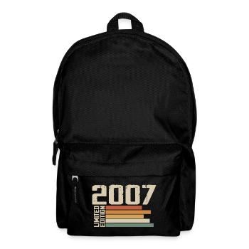 2007 Vintage - Retro 2007 Cadeau Anniversaire 2007 - Sac à dos - noir - Devant