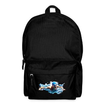 Swimming is available in different disciplines - Backpack - black - Front