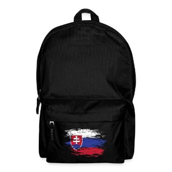 Slowakei Flagge used - Rucksack - Schwarz - Vorne