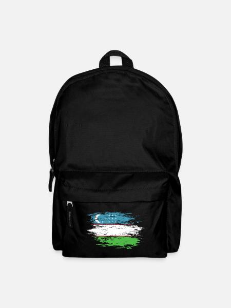 Drapeau de l’Ouzbékistan utilisé - Sac à dos - noir