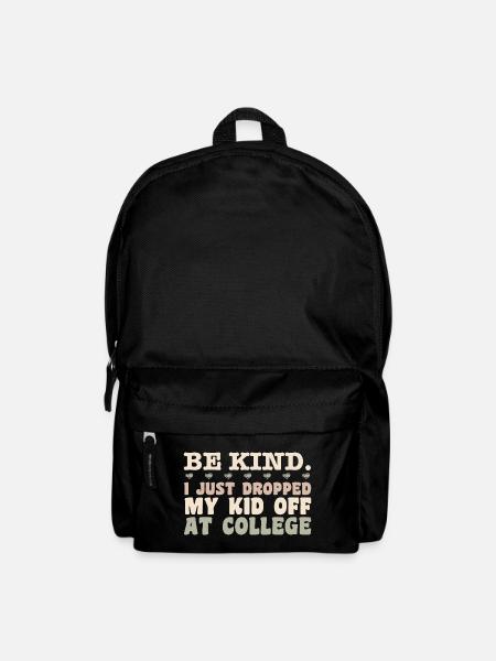 Kid Leaving For College - Mom Kid Going To College - Sac à dos - noir