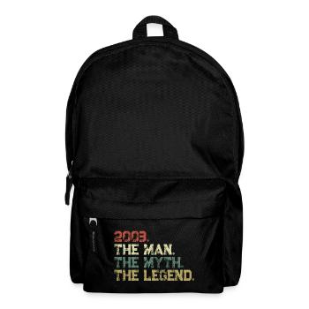 2003 Der Mann der Mythos Die Legende - Backpack - black - Front