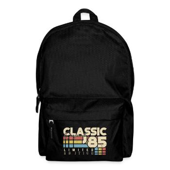 Classique 1985 Vintage Anniversaire Rétro - Sac à dos - noir - Devant