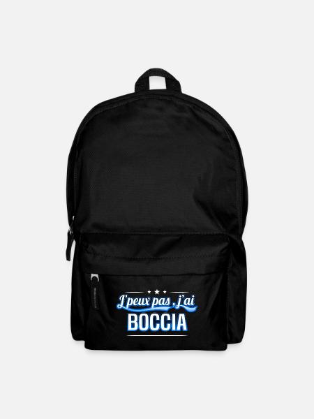 Boccia - j'peux pas , j'ai Boccia - Sac à dos - noir