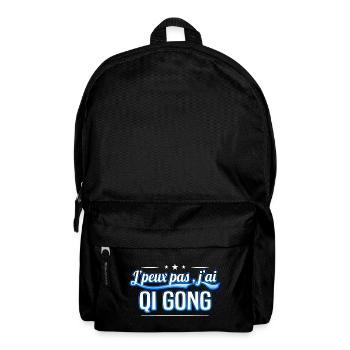 Qi gong - j'peux pas , j'ai Qi gong - Sac à dos - noir - Devant