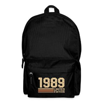 Geboren 1989 Geburtstag - 1989 Geschenk Jahrgang 1989 - Rucksack - Schwarz - Vorne