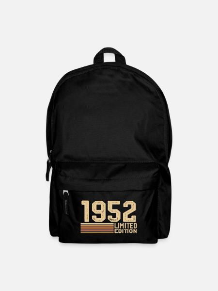 Jahrgang 1952 Geburtstag - Geschenk 1952 Jahrgang 1952 - Rucksack - Schwarz