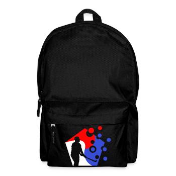 hockey field hockey zone hockey players - Backpack - black - Front