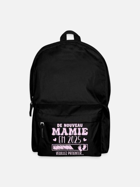 Grossesse Grand Mère Encore Mamie 2025 - Sac à dos - noir