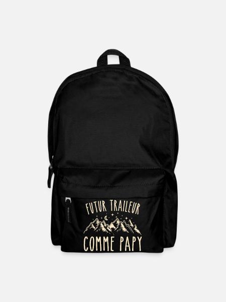 futur traileur cadeau garçon trail - Sac à dos - noir