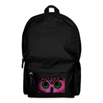 hibou - Sac à dos - noir - Devant