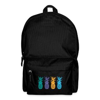 ananas - Sac à dos - noir - Devant