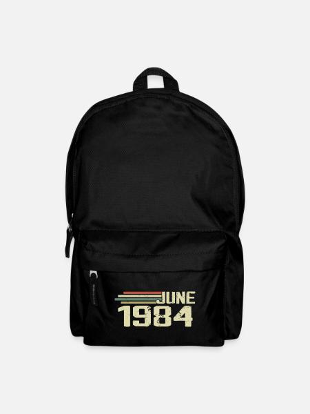 Juin 1984 Anniversaire Juin 1984 Juin 1984 Anniversaire - Sac à dos - noir