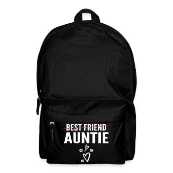 Promoted to Auntie - Best Friend to Auntie - Backpack - black - Front