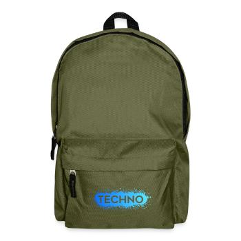 Techno Techno Bleu Splat - Sac à dos - vert olive - Devant