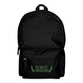 Panem Et Circenses - Rucksack - Schwarz - Vorne