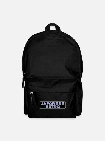 Japanische Retro Alt Dark Version - Rucksack - Schwarz