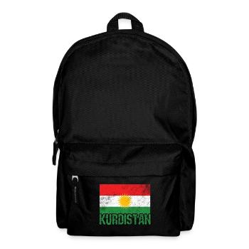 Kurdistan flag - Backpack - black - Front