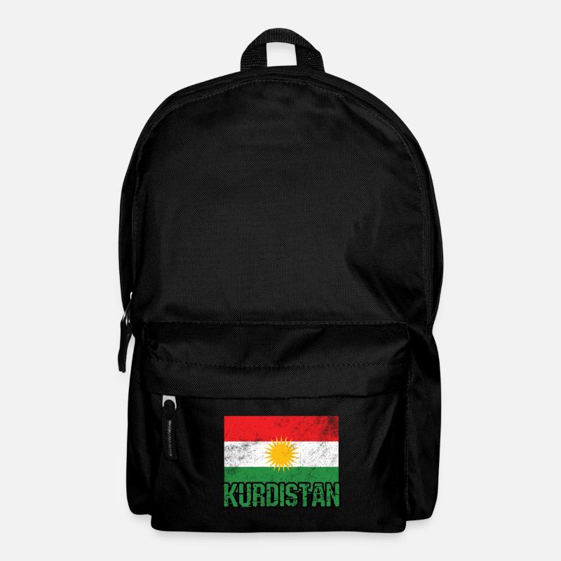 Drapeau du Kurdistan - Sac à dos - noir