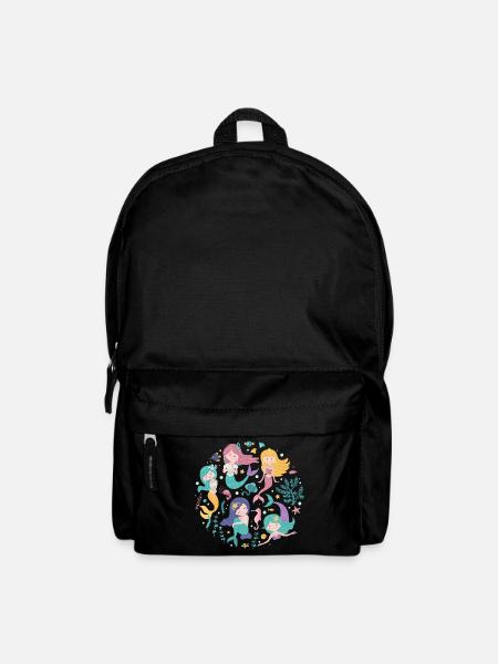 Süße Meerjungfrauen - Rucksack - Schwarz