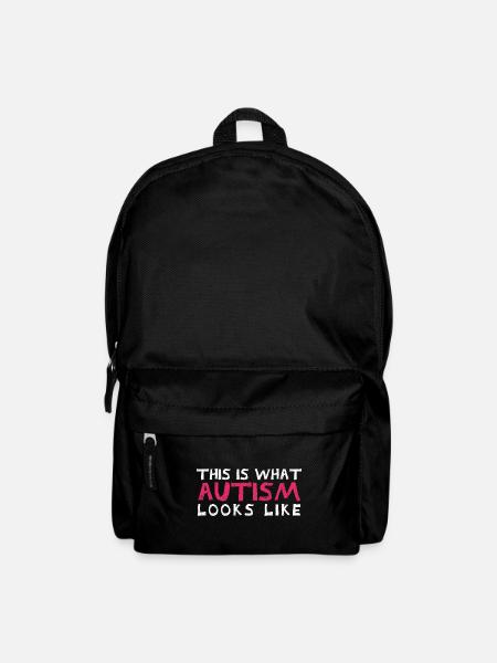 Autismus - Rucksack - Schwarz