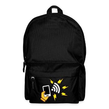 Telefon mit aggressivem Erscheinungsbild - Rucksack - Schwarz - Vorne