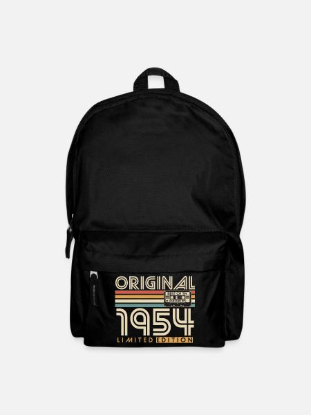 1954 Jahrgang Geburtstag Vintage Retro Geschenk - Rucksack - Schwarz