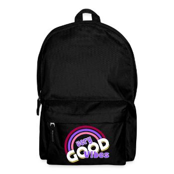 good vibes Regenbogen - Rucksack - Schwarz - Vorne
