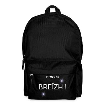 Geschenk für Männer, bretonischer Humor, humorvolles T-Shirt - Rucksack - Schwarz - Vorne