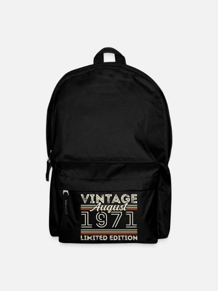 August 1971 Legende seit August 1971 Vintage 1971 - Rucksack - Schwarz