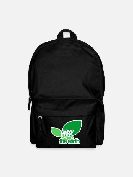 SAVE TREES - Backpack - black