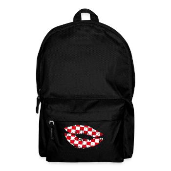 Croatia Kiss Mouth - Rucksack - Schwarz - Vorne