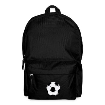 Ballon de foot - Sac à dos - noir - Devant