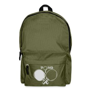 Ping Pong vintage - Sac à dos - vert olive - Devant