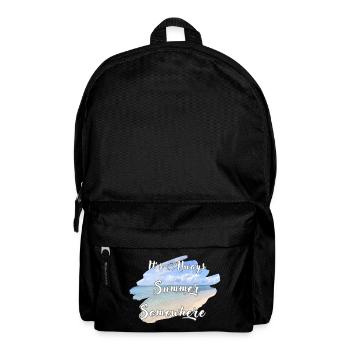 It's Always Summer Somewhere - Backpack - black - Front