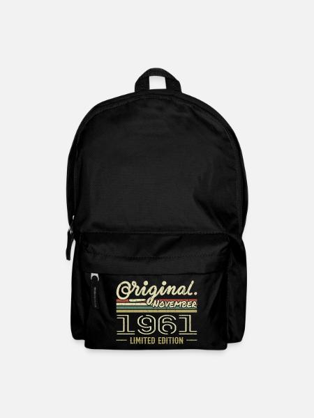 November 1961 - November 1961 Geburtstagsgeschenk - Rucksack - Schwarz