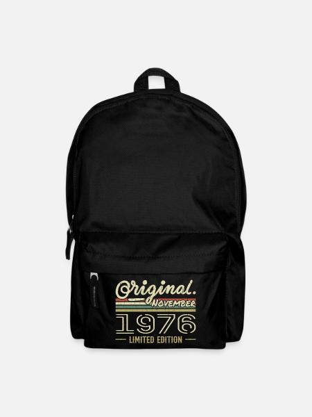 November 1976 - November 1976 Geburtstagsgeschenk - Rucksack - Schwarz