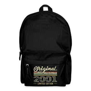 November 2001 - November 2001 Birthday Gift - Backpack - black - Front