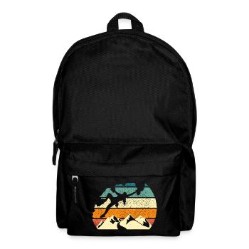 Klettern Sport Klettern Klettern Klettern Felsen - Rucksack - Schwarz - Vorne