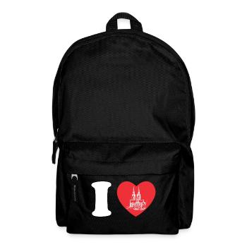 I love Köln Ich liebe Köln Cologne Germany - Rucksack - Schwarz - Vorne