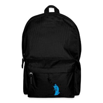 Fliegenfischen / fly fishing (2c) - Rucksack - Schwarz - Vorne