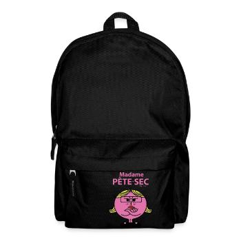 Madame Péte-sec - Sac à dos - noir - Devant