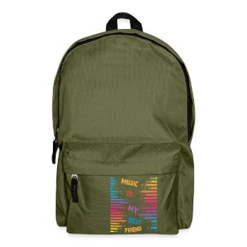 Music - Rucksack - Olivgrün - Vorne