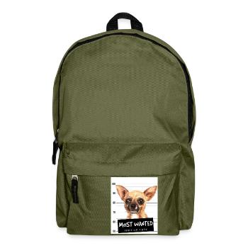 Chihuahua Most Wanted - Rucksack - Olivgrün - Vorne