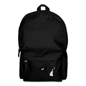 Game Over (Braut Angelt Ehemann / JGA) - Rucksack - Schwarz - Vorne