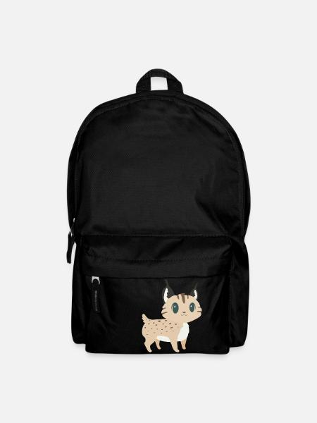 Lynx doux - Sac à dos - noir