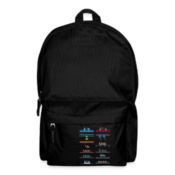 Kings Island Coaster Car Design - Backpack - black - Front