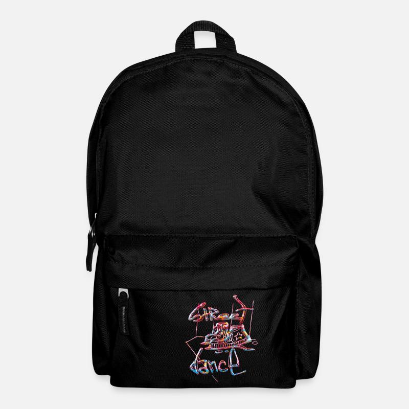 Graffiti style Splash hip hop colors painter color - Backpack - black