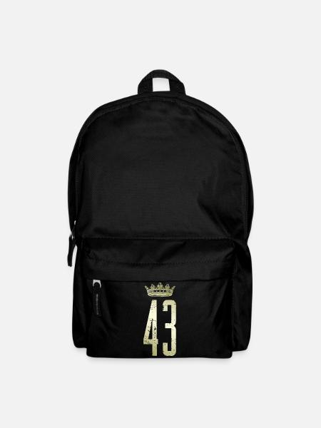 43 Nummer Krone - Rucksack - Schwarz